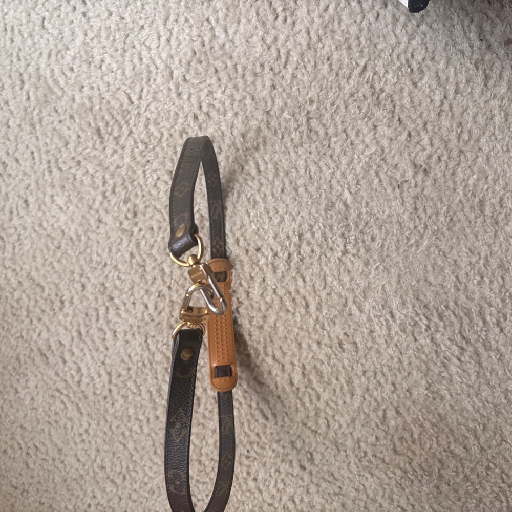 Louis Vuitton Monogram Canvas Brown and Tan Adjustable Strap